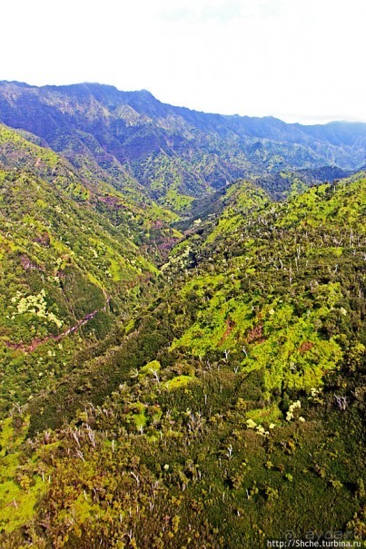 Над Кауаи на вертолете. Этап 1. Над "Парком Юрского периода"