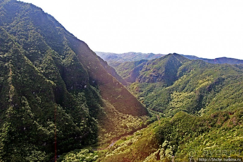 Над Кауаи на вертолете. Этап 1. Над "Парком Юрского периода"
