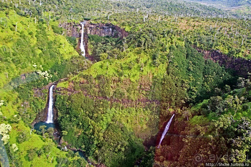 Над Кауаи на вертолете. Этап 1. Над "Парком Юрского периода"
