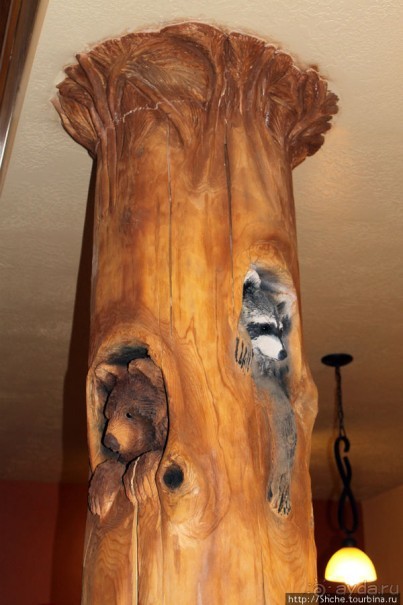 Уют, созданный деревянных дел мастерами в городе ковбоев