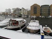 Каналы Русенборга. Припорошило снегом чутка...