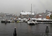 Каналы Русенборга. Припорошило снегом чутка...