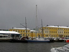 Каналы Русенборга. Припорошило снегом чутка...