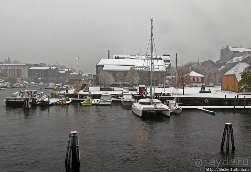 Каналы Русенборга. Припорошило снегом чутка...
