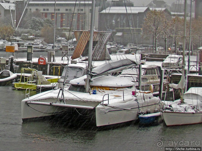 Каналы Русенборга. Припорошило снегом чутка...