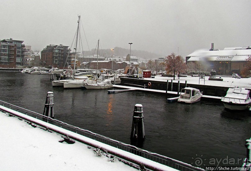 Каналы Русенборга. Припорошило снегом чутка...