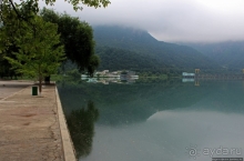 Катим по КНДР. Остановка на живописном озере Симпхен