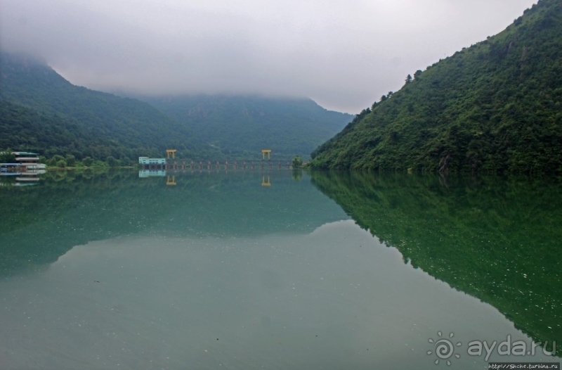 Катим по КНДР. Остановка на живописном озере Симпхен