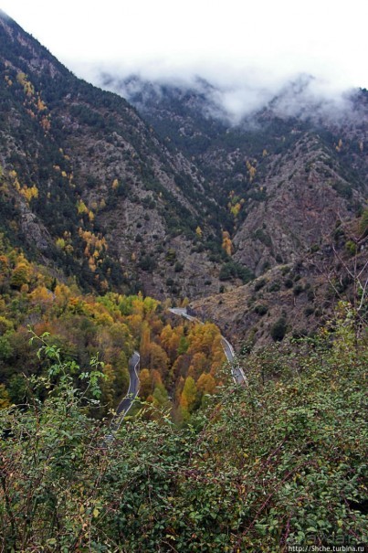 Дорога в облаках, или первый "облом" в Андорре