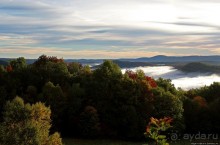 Долину затопили облака