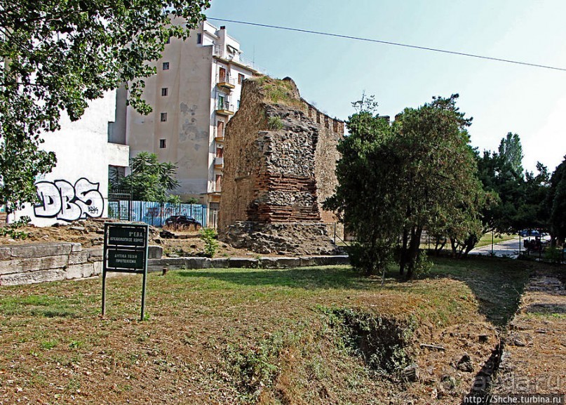 Турецкая крепость на византийском фундаменте в Салониках