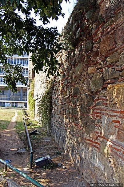 Турецкая крепость на византийском фундаменте в Салониках