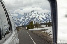 Teton Park Road - виды в лобовое стекло