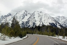 Teton Park Road - виды в лобовое стекло