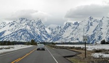 Teton Park Road - виды в лобовое стекло