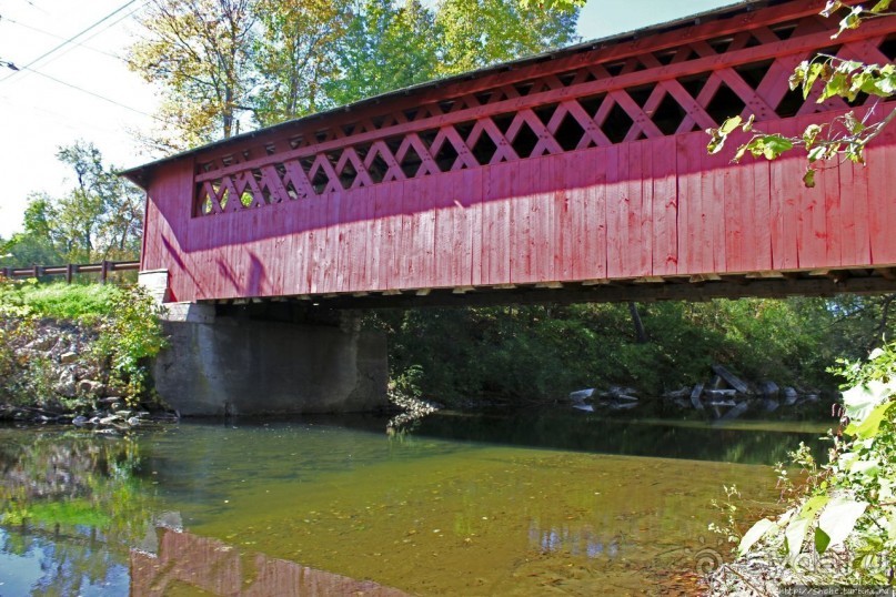 В гостях у Радуги. Крытые мосты Вермонта. Silk Road Bridge