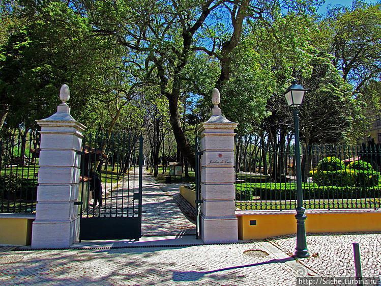Королевский парк Jardim do Cerco в Мафре