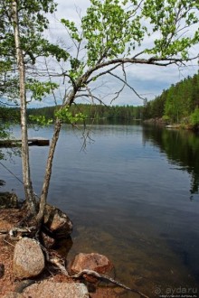 Одно из тысячи озер на юго-востоке Финляндии