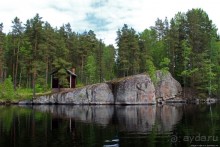 Одно из тысячи озер на юго-востоке Финляндии