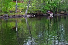 Одно из тысячи озер на юго-востоке Финляндии