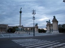 Короткий визит в Будапешт, Площадь Героев и стадион Пушкаша