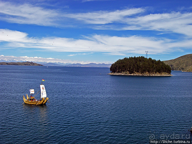 Остров Солнца. Скала Титикала — здесь боги ступили на землю