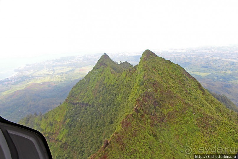 На вертолете над Кауаи. Завершение. Еще круг через горы