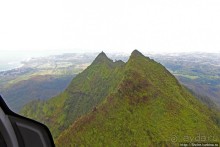 На вертолете над Кауаи. Завершение. Еще круг через горы