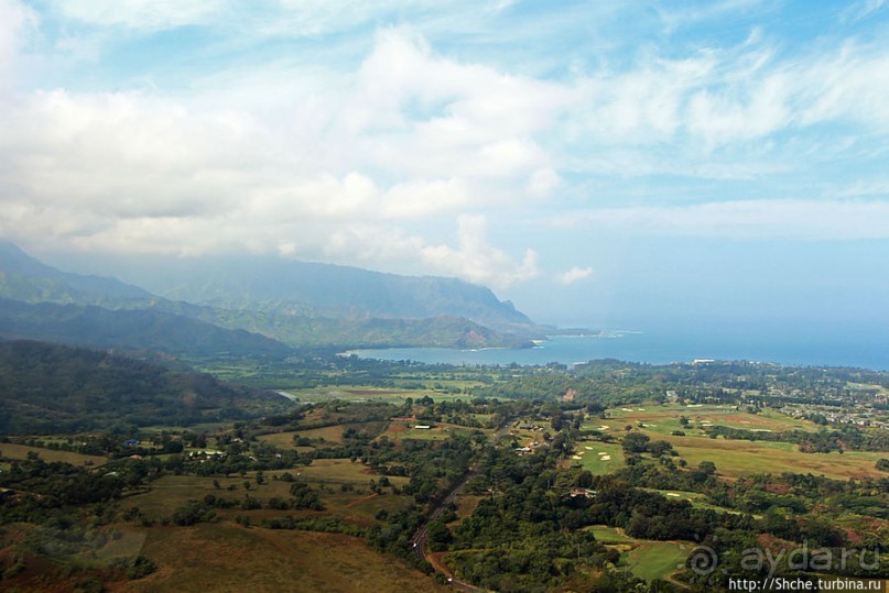 На вертолете над Кауаи. Завершение. Еще круг через горы