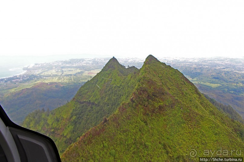 На вертолете над Кауаи. Завершение. Еще круг через горы