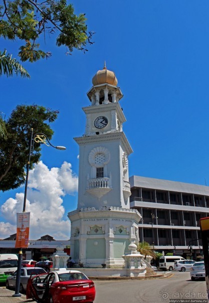 Часовая башня королевы Виктории — символ города Джорджтаун