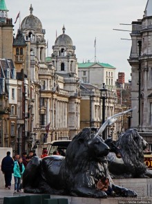 Трафальгарская площадь и колонна Нельсона