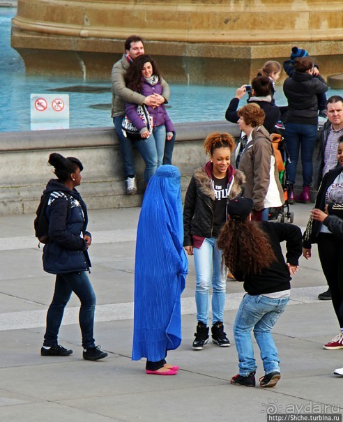 Трафальгарская площадь и колонна Нельсона