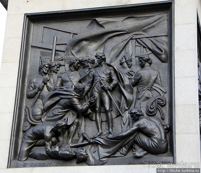 Трафальгарская площадь и колонна Нельсона