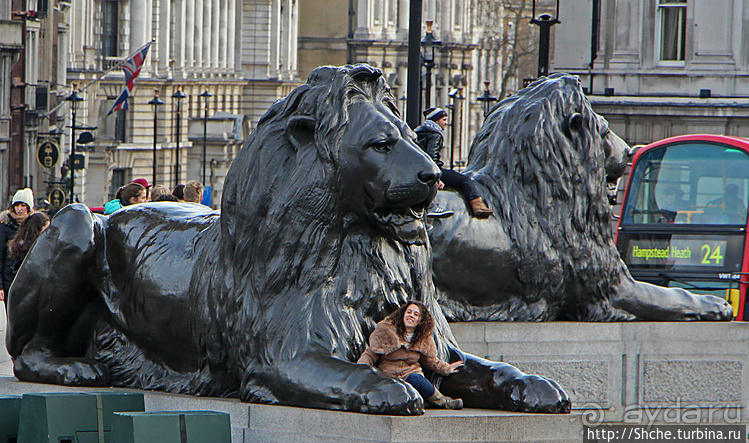 Трафальгарская площадь и колонна Нельсона