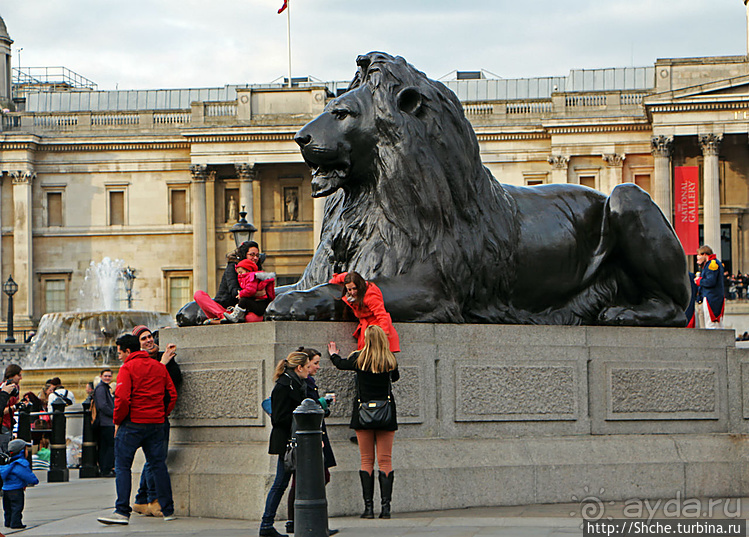 Трафальгарская площадь и колонна Нельсона