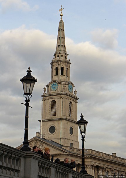 Трафальгарская площадь и колонна Нельсона