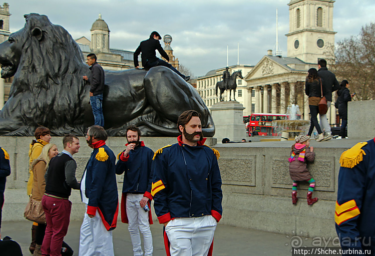 Трафальгарская площадь и колонна Нельсона