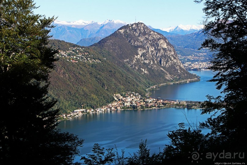 Лесистые склоны горы святого Джорджио