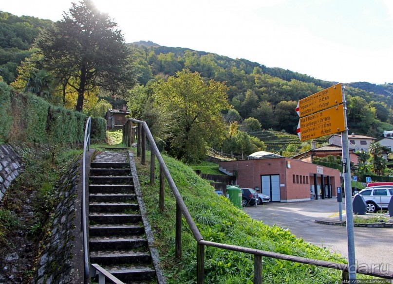 Лесистые склоны горы святого Джорджио