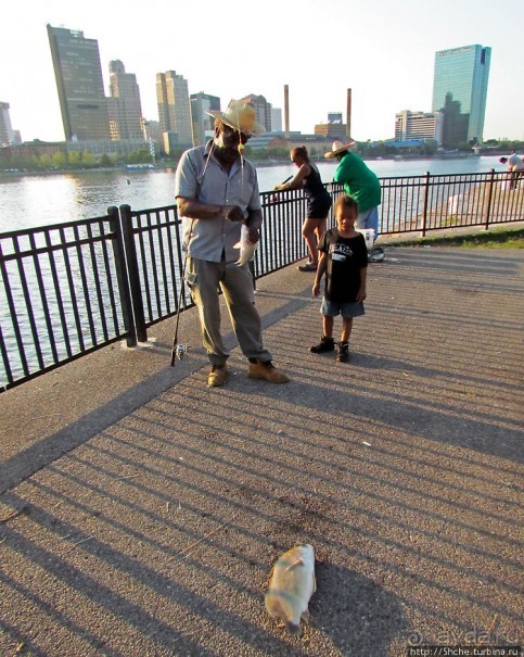 Набережная реки Moumee — и прогулка, и рыбалка и ...Майами