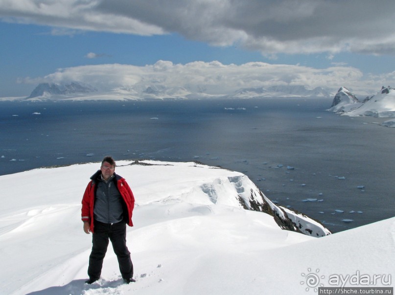 Антарктида с высоты птичьего полета. Какого же цвета вода?