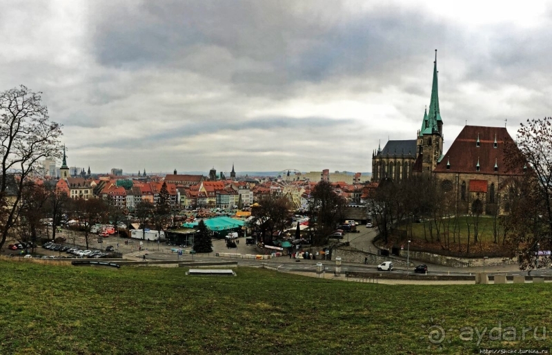 Рождественские метаморфозы. Эрфурт и ярмарка, как на ладони
