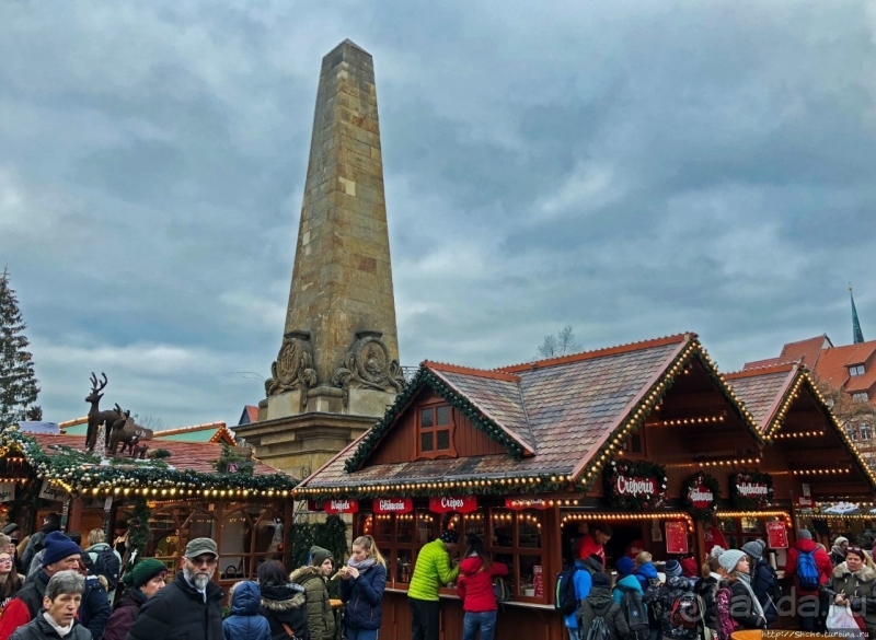 Рождественские метаморфозы. Эрфурт и ярмарка, как на ладони