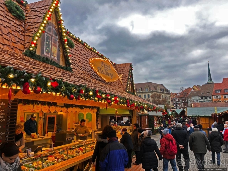 Рождественские метаморфозы. Эрфурт и ярмарка, как на ладони