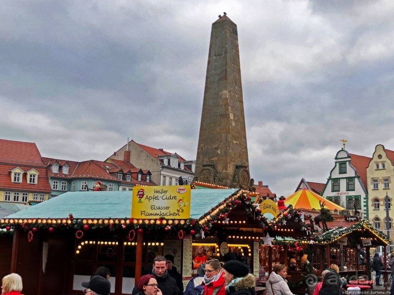 Рождественские метаморфозы. Эрфурт и ярмарка, как на ладони