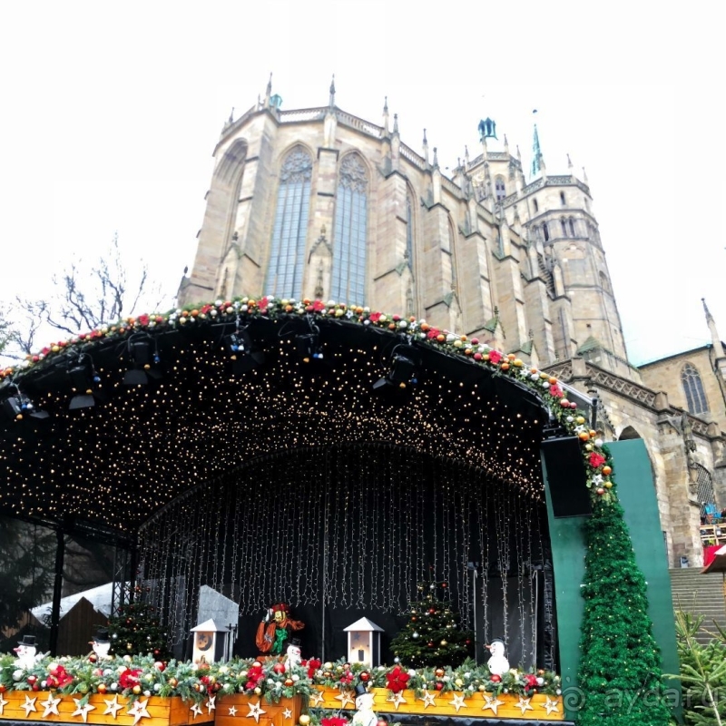 Рождественские метаморфозы. Эрфурт и ярмарка, как на ладони