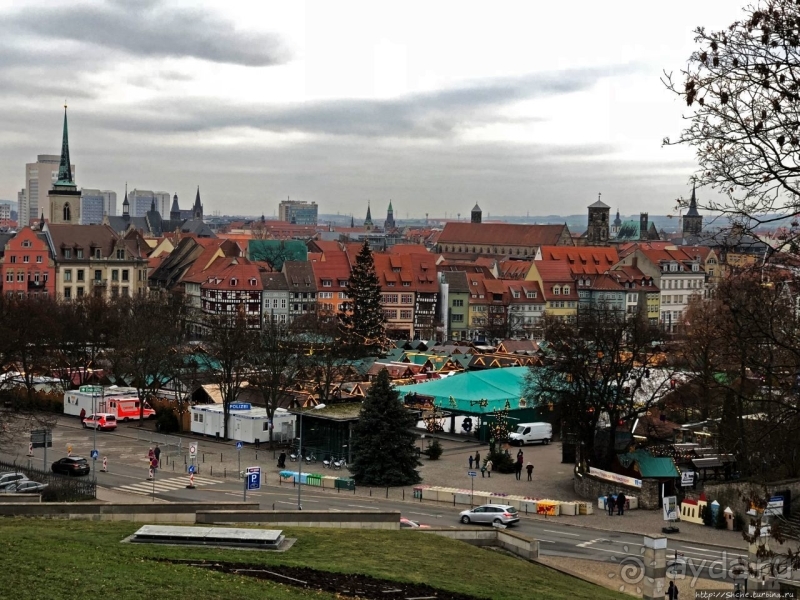 Рождественские метаморфозы. Эрфурт и ярмарка, как на ладони