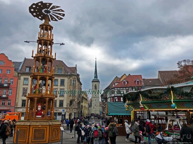 Рождественские метаморфозы. Эрфурт и ярмарка, как на ладони