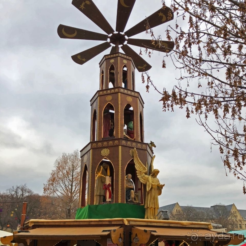 Рождественские метаморфозы. Эрфурт и ярмарка, как на ладони